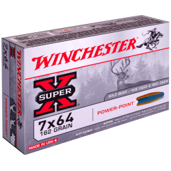 7x64 Winchester 162gr power-point