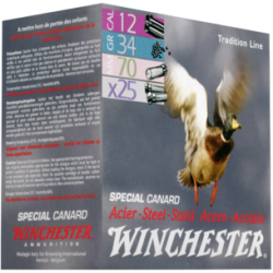 Hagelpatronen Winchester kaliber 12 4/34 gram special canard