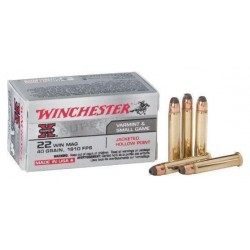 .22WMR Winchester 40gr HP Super-X