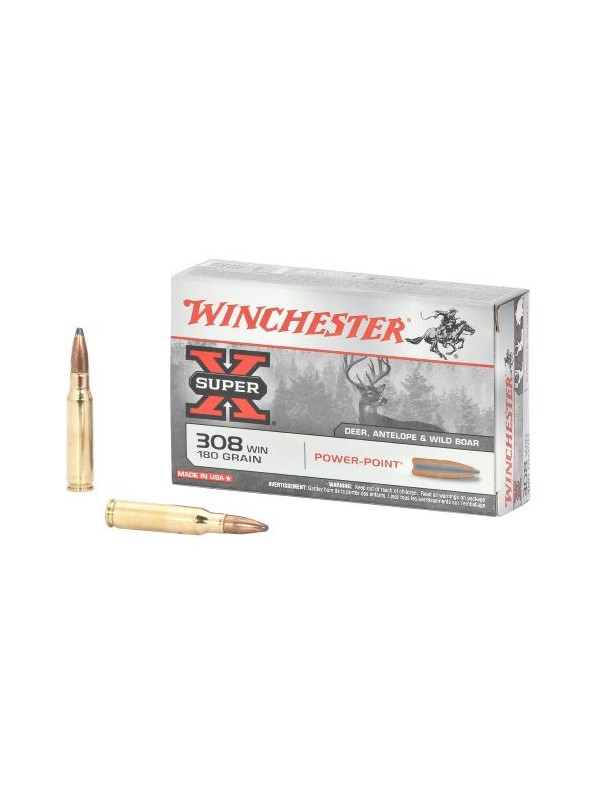 .308WIN Winchester 180gr power point