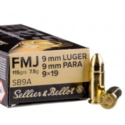 9mm para S&B 115gr FMJ