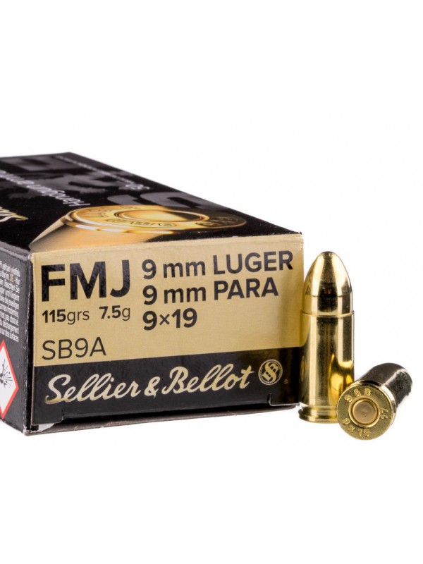 9mm para S&B 115gr FMJ